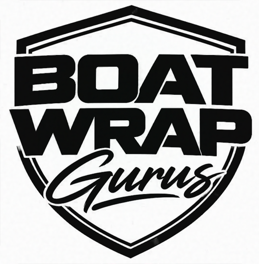 Boat Wrap Gurus black logo